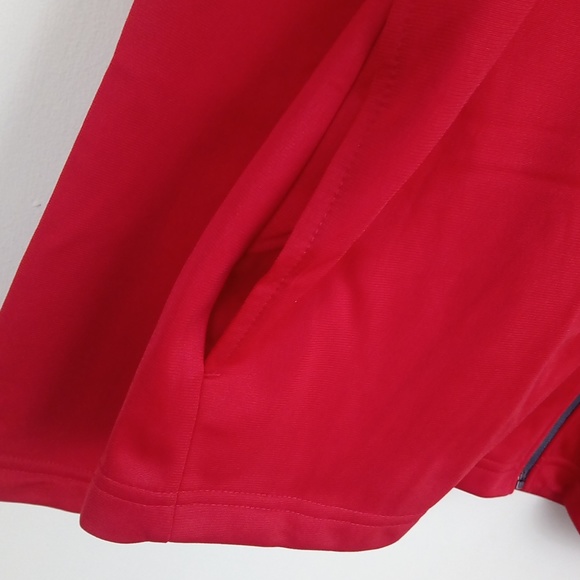 And1 Red Black Silky Matching Track Suit Jacket Pants - Picture 7 of 16